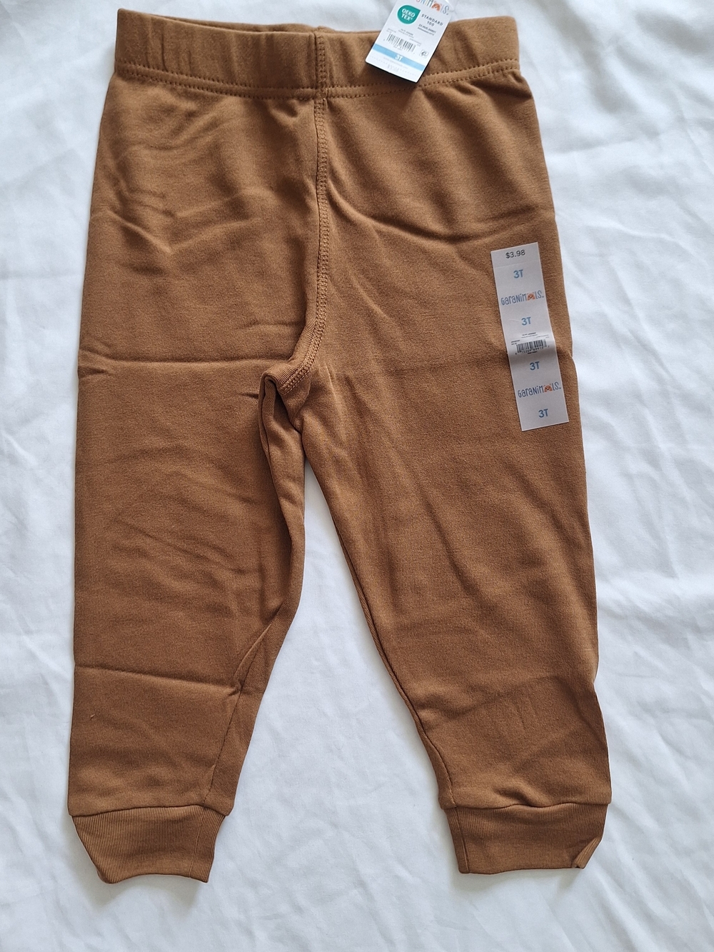 Garanimals NWT Brown Toddler Sweatpants 3T Pack of 2